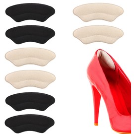 Heel Holder Heel Pad Pads Heel Shoe Insoles for Too Big Shoes Filler to Improve Fit and Comfort of Shoes to Prevent Heel Slips and Blistering (4 Pairs)