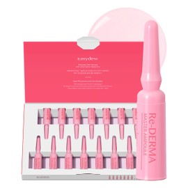 EASYDEW DW-EGF Peptide Re-DERMA Master Ampoule - Korean Anti-Aging Skincare Facial Serum - Firming, Restore skin vitality, Smooth fine lines and wrinkles with Oligo peptide, Niacinamide - 0.42fl. oz.