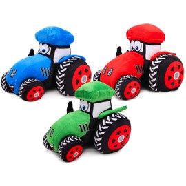 Toyland® Tractor agrícola de Peluche de 21 cm (8 Pulgadas) - 1 al Azar - Decoración de Dormitorio para niños