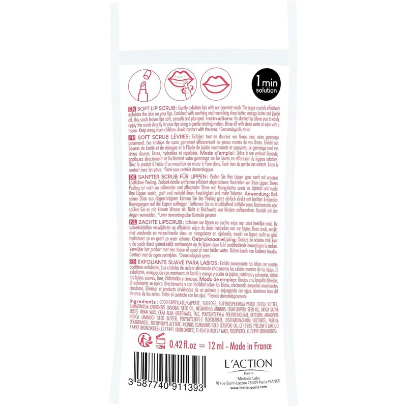L'Action Paris Soft Lip Scrub by L'Action Paris