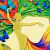 deDecoml Sobriety Token Vibrant Butterfly Tree Design with Inspirational Prayer