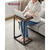 VASAGLE C-Shaped End Table, Side Table for Sofa, Couch Table