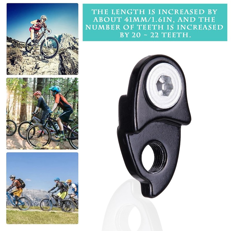 2 PCS Durable Bike Derailleur Hanger Extenders - Rear Gear