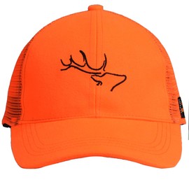 EDTREK Performance Hunting Hat Fishing Cap - Oversized XXL Big Head's Camo and Blaze Orange Hat (Blaze Orange, One Size)