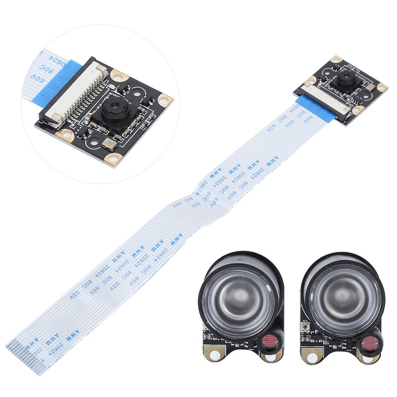 5MP Night Vision Camera with Photosensitive Light Fit for Raspberry