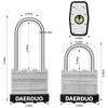 DAERDUO 24 Pack 40 mm (1-9/16") Keyed Alike Laminated Padlocks