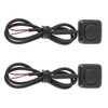 JAMHER 2PCS Momentary Push Button Switch, 12V/24V Mini Push Button