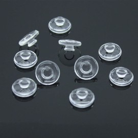 Eyeglass Nose Pads Pieces Push in Pushin 5Pairs 9mm Soft Silicone for Eyewear Glasses Sunglasses