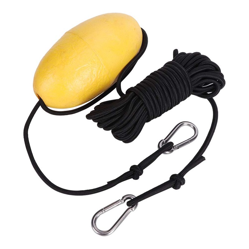 EMUKOEP 9.8M/32.2Ft Kayak Drift Anchor Tow Rope Kit Fishing Drift