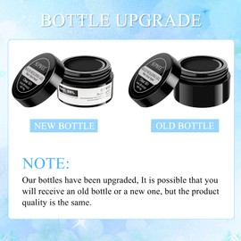 Supwee Solid Sculpture Builder Gel, Clear Non-Stick Hand Nail Extension Gel for Carving Patterns Decoration Nail Strengthen Hard Gel Soak Off UV Gel 14g(0.49fl oz)