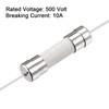 sourcing map Slow Blow Fuse Time Delay Lead Wire Ceramic