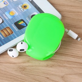 stargoldenbell Automatic Cord Winder Wire Storage Housekeeper/Retractable Cord Organizer, Green