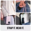Rome Tech Universal Cross Body Nylon Patch Phone Lanyard Mobile