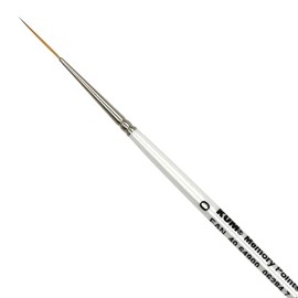KUM 5145011 Watercolour Brush Memory Point Liner Size 0, 1 Artist Brush