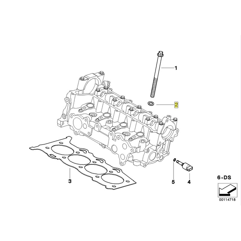 MINI Toyota 1ND Engine Cylinder Head Washer 7790945 Genuine