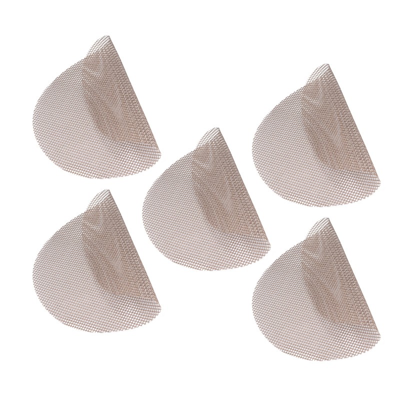 5Pcs High Temperature Resistant Barbecue Round Mat Reusable Non Stick