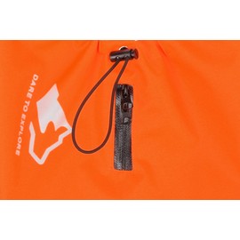 Flamingo Fizz Orange/Grey Safety Vest - Small | A 25cm W 20-39cm Polyester Reflective Safe Stylish Washable Easy On and Off