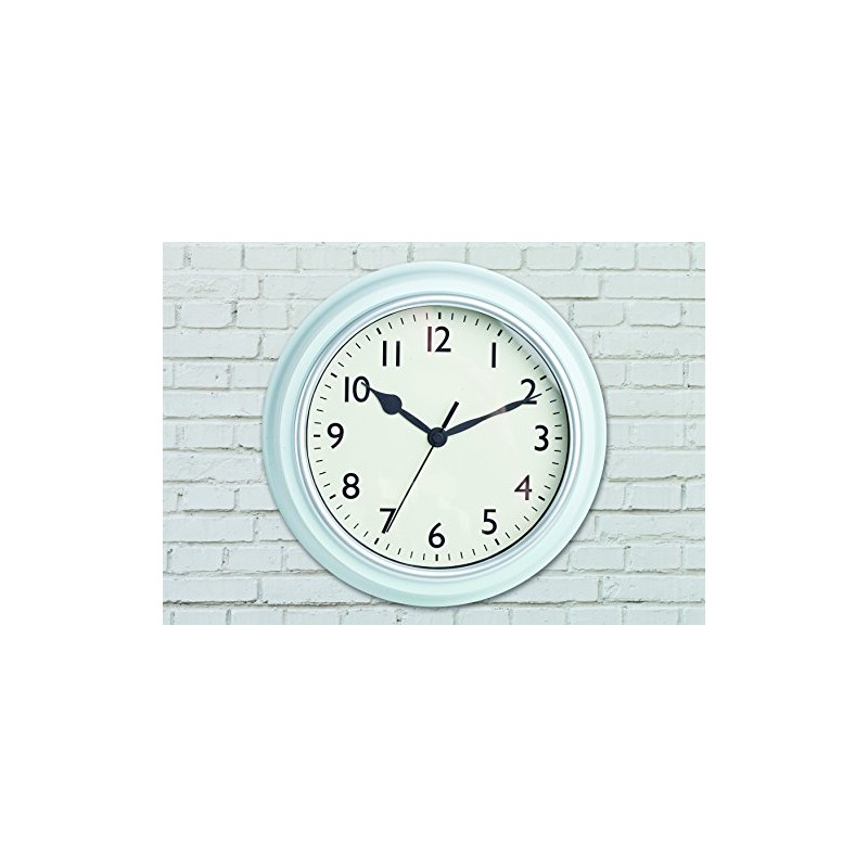 The Garden & Home Co. 17219 Miller Clock - White