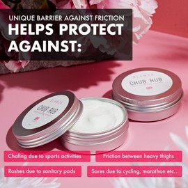 Glamza Chub Rub Anti Chafing Cream Smooth Skin Full Body Solution Sports Running Hands Feet Care (100ml)