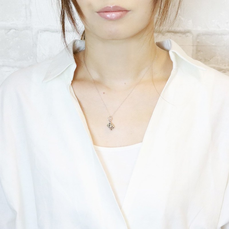 Accessory Shop Piena 925 Sterling Silver Mini Dice Dice 3D