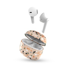 T'nB Wireless Headphones Exclusive Collection 15 Hours Running Time Fashion Design Touch Control Volume Control Beige