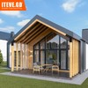 ITeVe.GD 30-Degree Angle Pergola DIY Bracket Kits,2-Way L-Shaped Woodwork Brackets