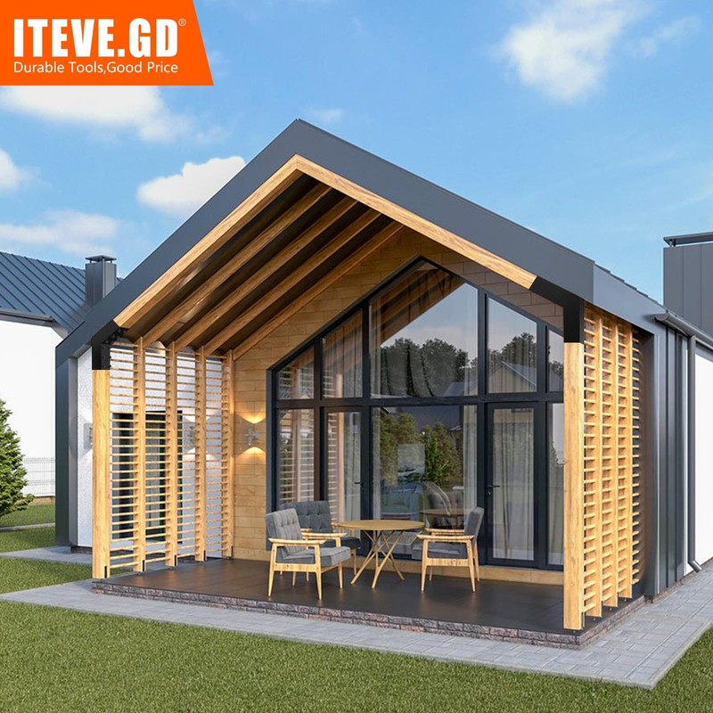 ITeVe.GD 30-Degree Angle Pergola DIY Bracket Kits,2-Way L-Shaped Woodwork Brackets