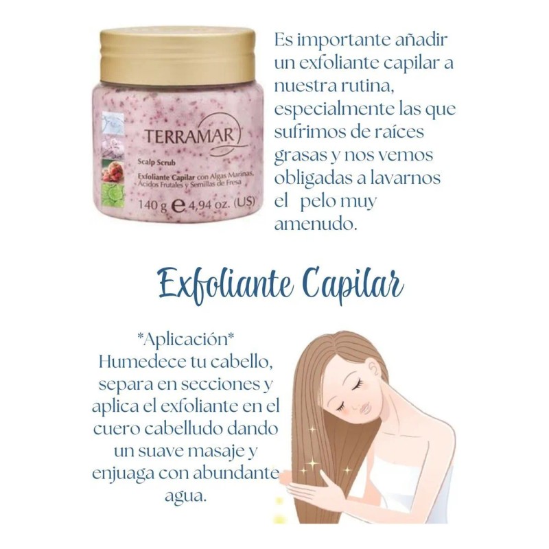 Shampoo Terramar Anti Caspa Y Exfoliante Capilar