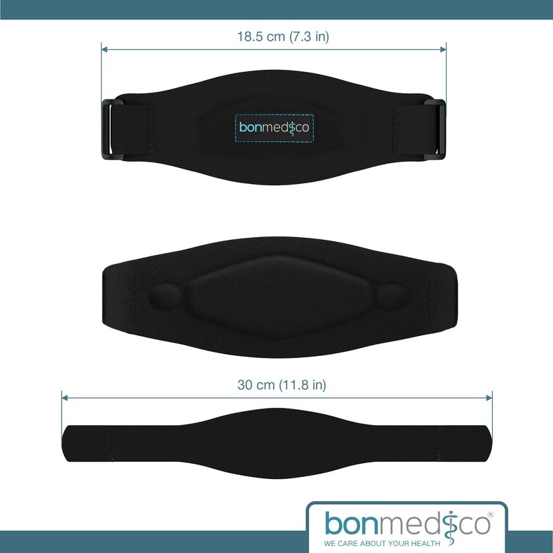 bonmedico Teno Elbow Support Brace for Men & Women Black