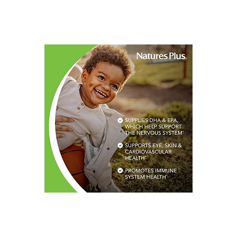 Natures Plus - Animal Parade Junior Omega 3-6-9 Lemon Flavor
