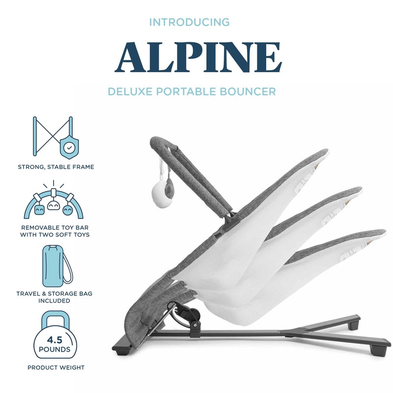 Baby Delight Alpine Deluxe Portable Bouncer | Infant | 0