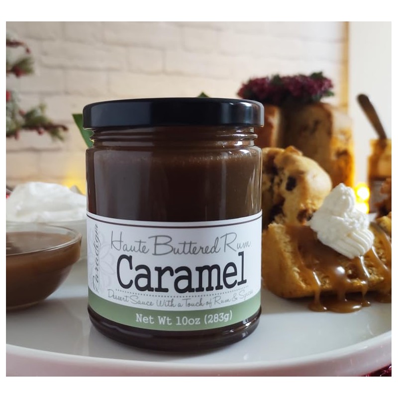 Paradigm Foodworks Haute Buttered Rum Caramel Sauce, 10 Ounce