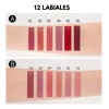 Labiales Mate Liquido Larga Duración A Prueba De Agua