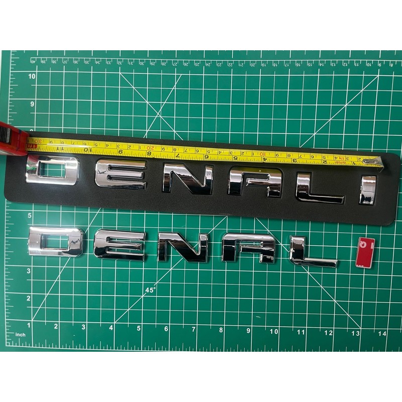Denali 1-PC Nameplate Emblem HD Badge for GMC Yukon &