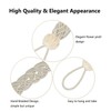 Blulu 6 Pieces Braided Curtain Tiebacks Rope Belt Curtain Ties