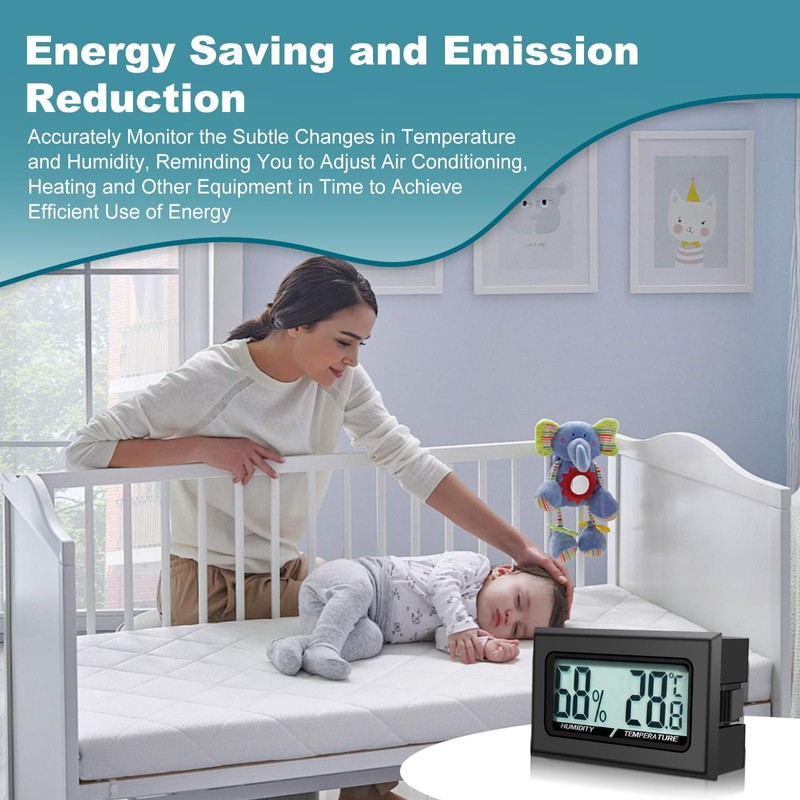 Digital Thermometer Indoor Hygrometer Mini Hygrometer Thermometer Indoor Reptiles Digital