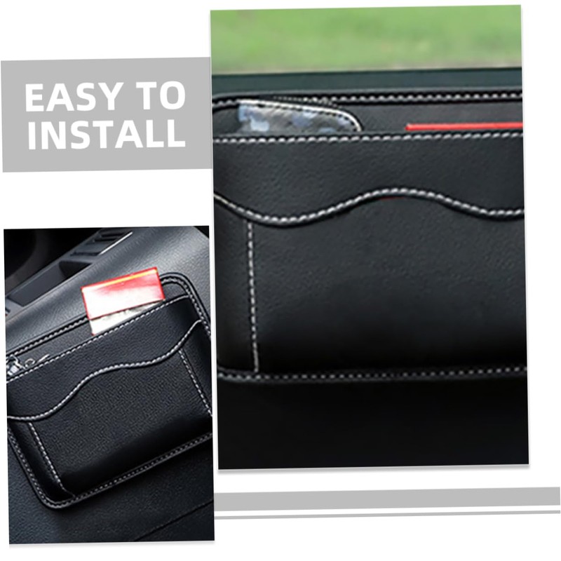 Alipis Car Console Organizer Bag Dashboard Pouch Design for Easy