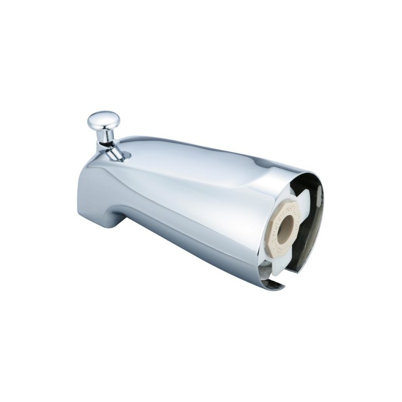 Olympia Faucets OP-640018 Combo Diverter Tub Spout, Chrome Finish