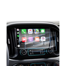 Karltys 2 Pack Screen Protector for 2015-2022 Chevy Colorado /2015-2021 Silverado /2015-2020 Suburban /2015-2020 Tahoe 8-Inch Touchscreen, 9H Tempered Glass Car Radio Screen Cover Anti Scratch