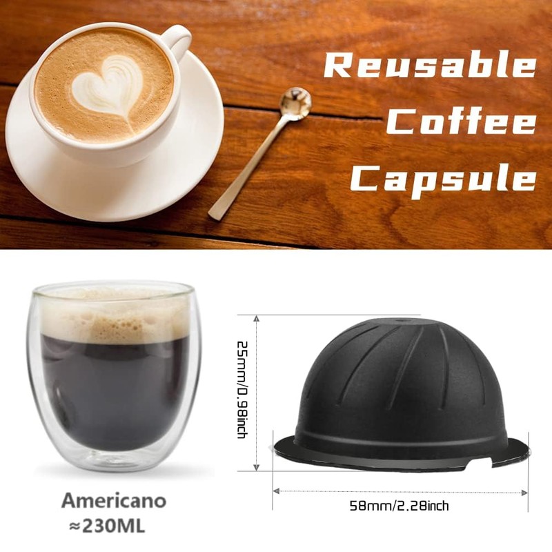 zalati Coffee Capsules Refillable Reusable Coffee Filter for Espresso Coffee