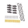 TIOMIOSEA M6 Ceiling Hook Heavy Duty Stainless Steel Carabiner and