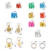 Dreadlocks Jewelry Hair Braiding Beads Alloy Dreadlocks Cuff Ring Hair