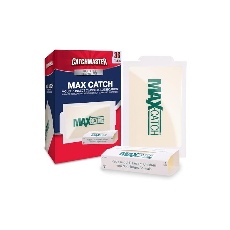 Catchmaster Max-Catch Mouse & Insect Glue Trap - 36 Pack