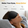 Blackout Weighted Eye Mask for Sleep: Gentle Deep-Pressure 3D Contoured