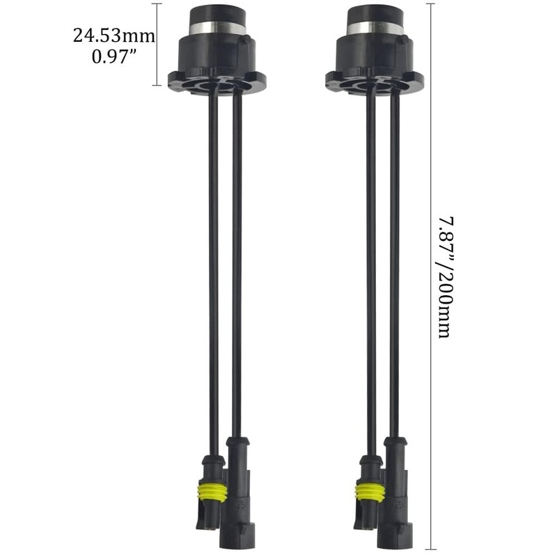 XINGYHENG 2Pcs D2S D4S Bulbs Socket Adapter Connector Wiring Harness