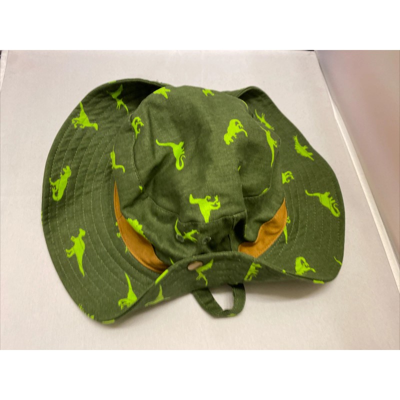 Wonder Nation Boys Sun Hat Bucket One Size Green Dino
