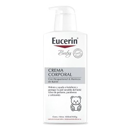 Kit Baby Eucerin: Baño & Shampoo 400ml + Crema Corporal 400ml