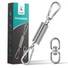 Poprkdre Swing Spring Steel Spring, Hanging Chair with 2 Carabiner