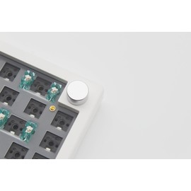 Cmokifuly GMK67 65% Mechanical Keyboard Kit Tri-Mode South-Facing RGB LED Gaming Keyboard for 3/5pin Switches,66 Keys+1 Knob Hotswap Socket PCB Gasket Mounted Plate DIY Keyboard Kit (White)