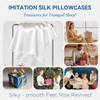 SUPA MODERN Pillow Cases White, Similar to Silk Pillow Cases